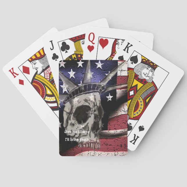 Död eller frihet casinokort (Baksidan)
