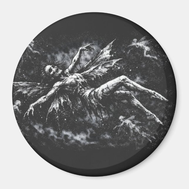 Död fe av BurnsInHell Magnet (Framsidan)