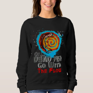 Död fisk följer med flödet t shirt