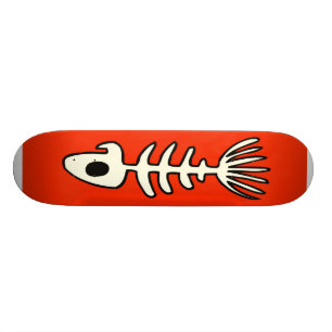 Död fiskSkateboard Old School Skateboard Bräda 21,6 Cm