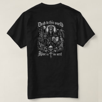 Död för denna värld Kristet t-shirt