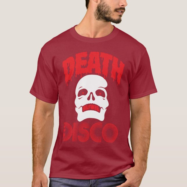 Död för disko t-shirt (Framsida)