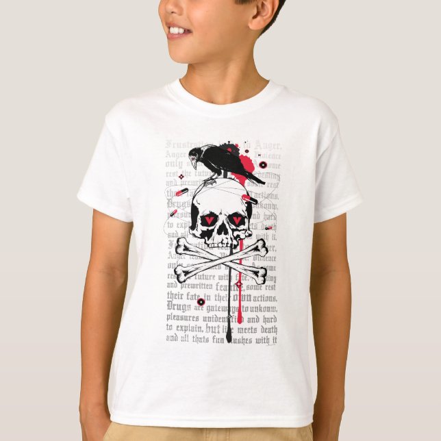 Död för droger N T Shirt (Framsida)