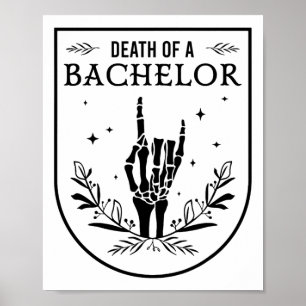 Död För En Ogift Brudgum Besättning Gotisk Bachelo Poster