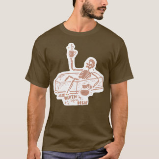 Död före Decaf Sticker T Shirt