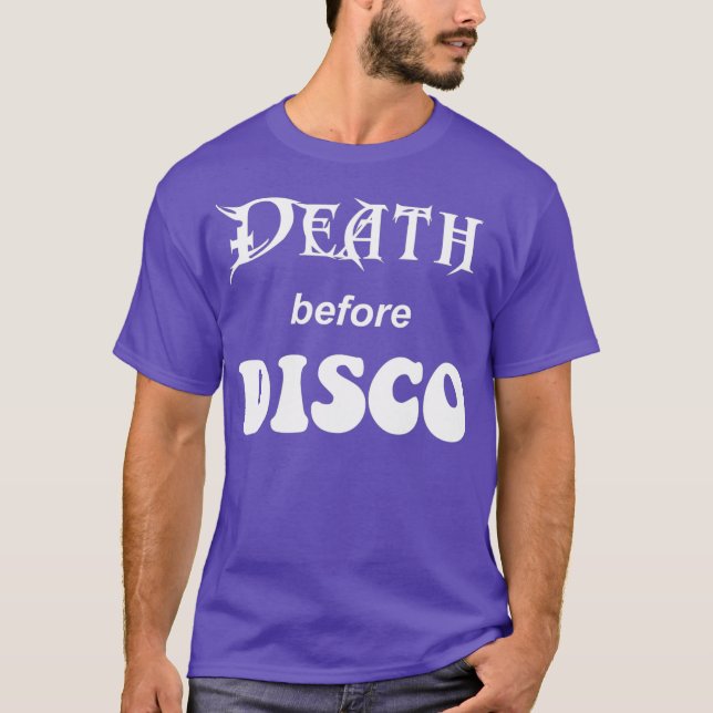 Död före Disco Shirt T (Framsida)
