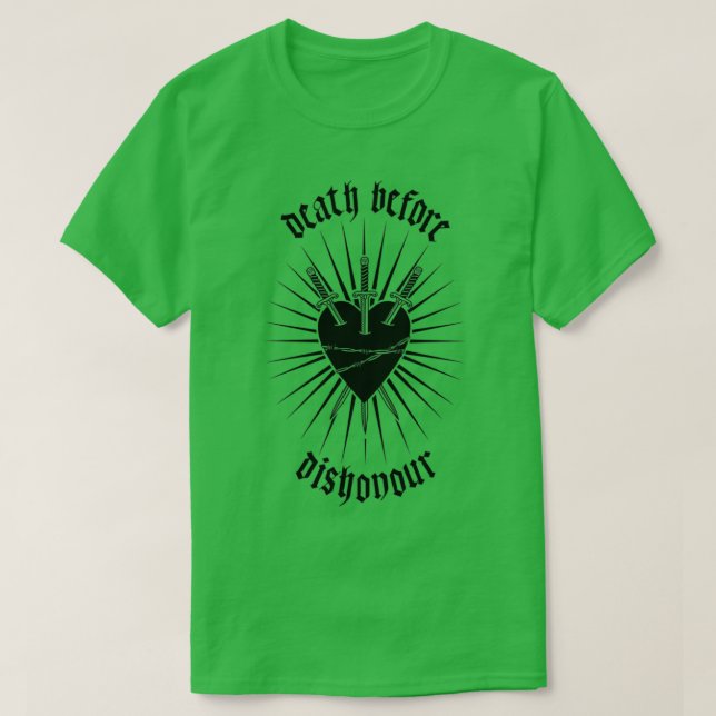 Död före obehag t shirt (Design framsida)