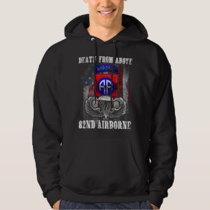 Död från mer än 82:a luftburet divisionsparaon hoodie
