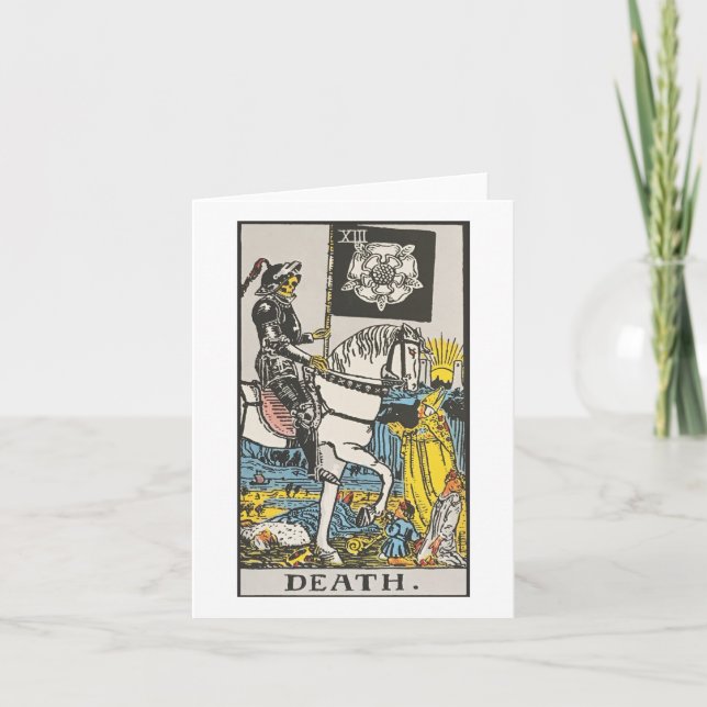Död från Rider Waite Smith tarot Kort (Framsida)