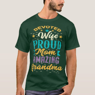 Död fru Proud Mamma Fantastisk Grandma Mors dag  T Shirt