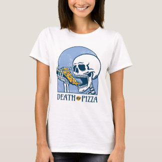Död genom pizza t shirt