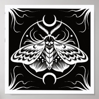 Död Head Moth Poster