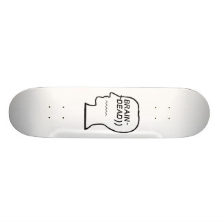 Död hjärna skateboard bräda 19,5 cm
