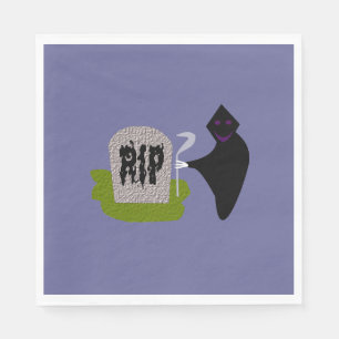Död i Cemetery Halloween Pappra Napkins Pappersservett