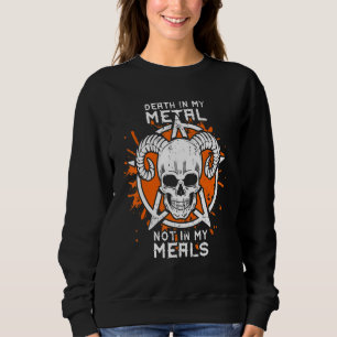 Död i mitt Metall inte i mitt Måltider Vegan-metal T Shirt