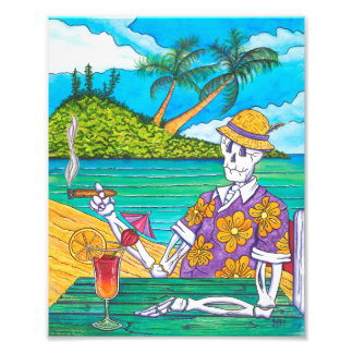Död i paradise Art Print Fototryck