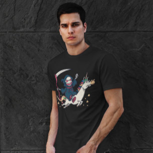 Död i Unicorn-Tecknaden T Shirt
