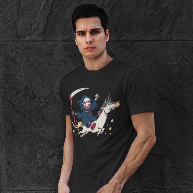 Död i Unicorn-Tecknaden T Shirt (Skapare uppladdad)