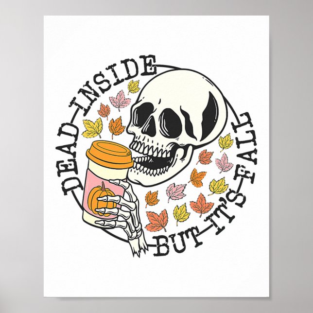 Död insida, men dess fall Halloween Poster (Framsidan)