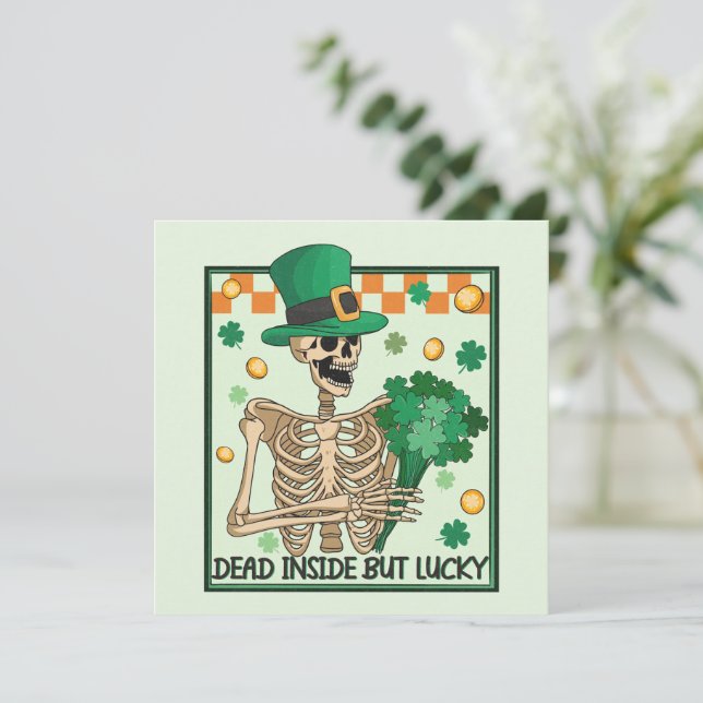Död insida men Lucky St Patricks (Stående Fram)