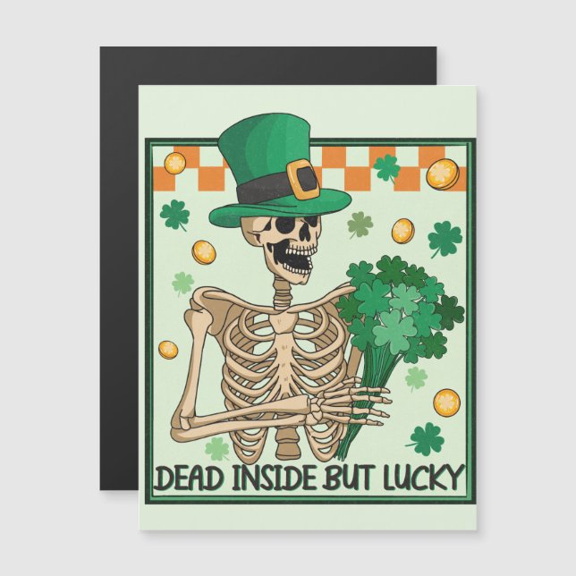 Död insida men Lucky St Patricks (Fram/baksida)