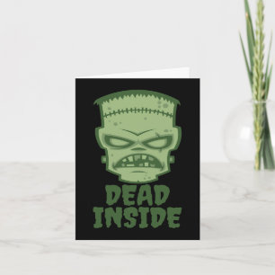 Död Inuti Frankenstein Monster Kort