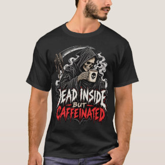 Död Inuti Kaffeinerad T Shirt