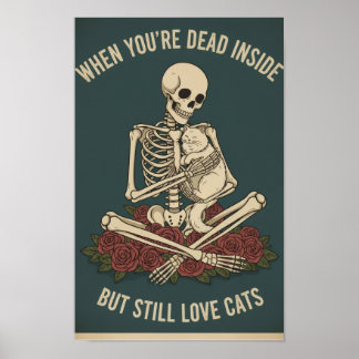 Död Inuti, Katt Uti Poster