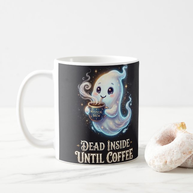 Död Inuti med Mystisk Bryggkaffe Mugg (Med munk)