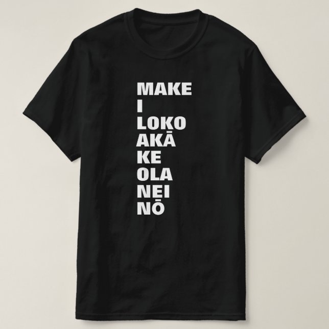 död inuti men fortfarande vid liv på Hawaiianska T Shirt (Design framsida)