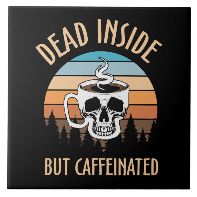 Död inuti men koffeinpåverkad kakelplatta (Framsidan)
