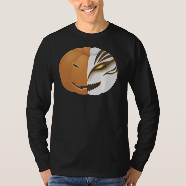 Död Jack O'Lantern Pumpkin Halloween Shirt T-shirt (Framsida)