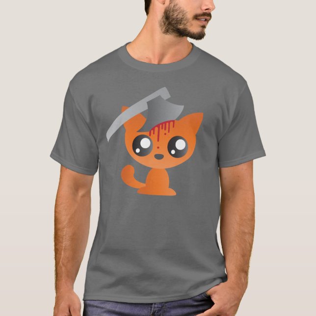 Död kattunge tee shirt (Framsida)
