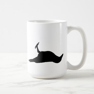 Död kråka kaffemugg