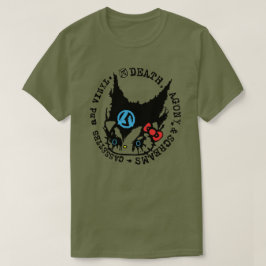 Död, kval och skrik kassetter och vinyl  t shirt