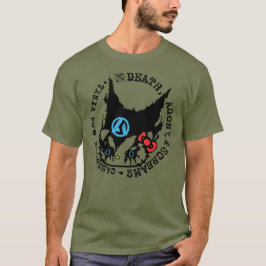 Död, kval och skrik kassetter och vinyl  t shirt