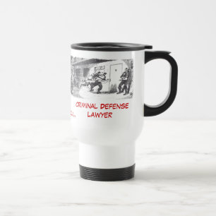 Död Lawyer™ brottslig försvarsadvokattravel mu Resemugg
