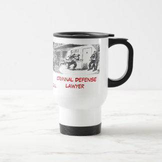 Död Lawyer™ brottslig försvarsadvokattravel mug Resemugg