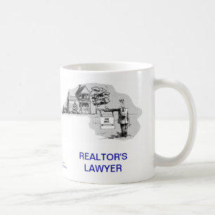 Död Lawyer™ fastighetsmäklare mugg för kaffe