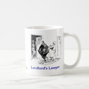 Död Lawyer™ hyresvärd mugg för kaffe för adv