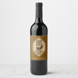 Död mans damm Tonic Vin Etikett