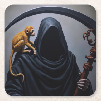 Död med Ape Underlägg Papper Kvadrat