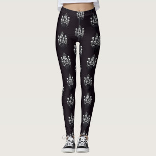 Död med döskallar leggings