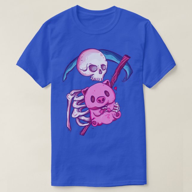 Död med gris t shirt (Design framsida)