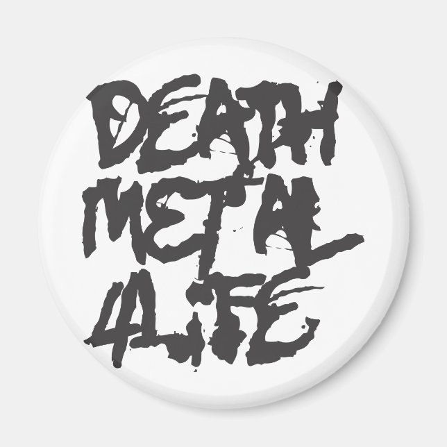 Död Metall 4 Life Magnet (Framsidan)