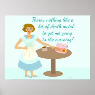 Död Metall Housefru Poster