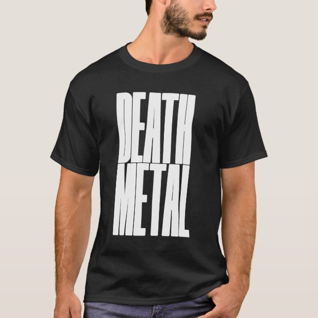 Död metall logotyp t shirt (Framsida)