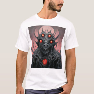 Död Metall Monstrous Creature T-Shirt