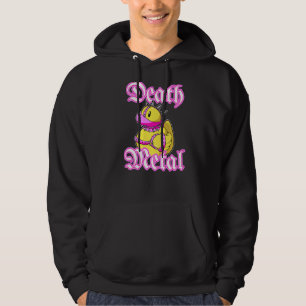 Död Metall Music Fläkt Cute Rocker Rubber Anka Bat Hoodie
