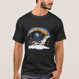 Död Metall Rock musik Rainbow Grim Reaper Riding T Shirt